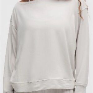 Lululemon off the shoulder oversized shirt